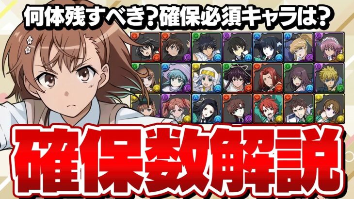 【パズドラ】電撃文庫コラボ全キャラ確保数解説！！何体残すべき？確保必須キャラは？絶対に後悔しないようにしよう！