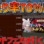 イースターゴッドフェスの当たり率が70%超え！→実はゴミガチャなんです・・・【パズドラ】