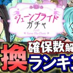 【ナツル&ミリアよりオススメが2体】ブライダルイベントガチャ 交換ランキング&確保数解説!!微課金目線で徹底解説します。【パズドラ】