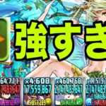 【新万寿】新万寿適正が高すぎる『水着風神』がジノのサブで強すぎる　夏休み【パズドラ】