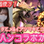 【パズドラ ガチャ】モンハンコラボガチャ！石２００個使って回してみました！【ナルハタタヒメ＆イブシマキヒコ】