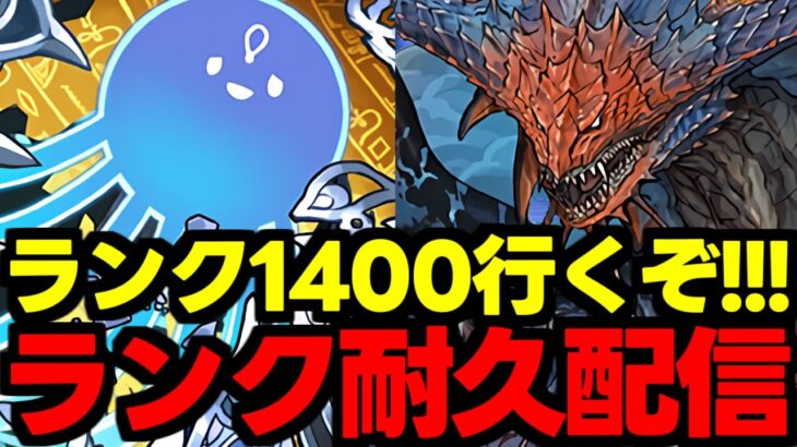 【生放送】ランク1400行くまで!!!ランク上げ周回雑談配信!!!【パズドラ】