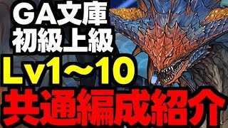 【GA文庫初級上級共通編成】Lv1〜10ずらしのみ！魔法石やガチャを爆速回収！ネロミェールずらし爆速周回編成！代用＆立ち回り解説！【パズドラ】