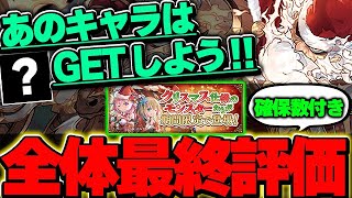 【確保数付き】交換可能なあいつが大当たり！！クリスマスイベントキャラの全体最終評価解説！！【パズドラ実況】