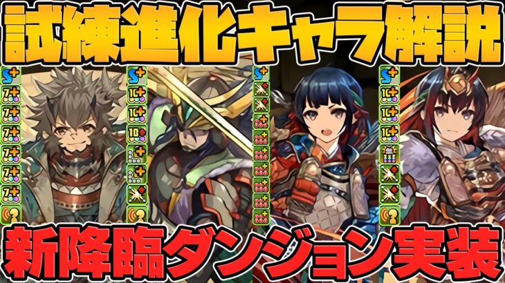 新降臨「巴御前」実装！新キャラ解説！試練進化にぶっ壊れキャラが追加されるぞ！【パズドラ】