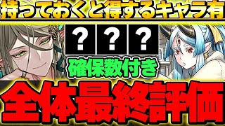 【確保数付き】確保すべきキャラは？誰を残す？正月キャラの全体最終評価！！【正月イベント】【パズドラ実況】