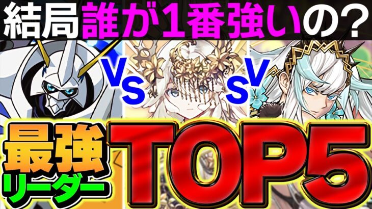 【13周年対応】環境最強リーダーTOP5を徹底解説！これ見ればパズドラが分かります！【パズドラ】