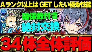 【確保数付き】バレノア交換のためにも！バレンタインイベント全34体の評価＆解説！！【バレンタインイベント】【パズドラ実況】