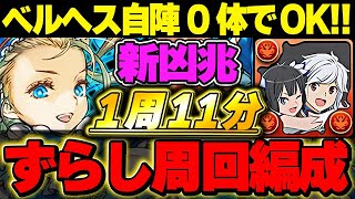 ベルヘス１体所持の方必見！！あのバレンタインキャラが大活躍！！バレノアループの新凶兆周回編成！！【バレンタインイベント】【パズドラ実況】