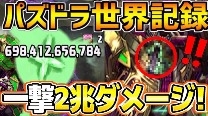 【史上初】一撃2兆ダメージ出したら大変なことになりました【パズドラ 木星】