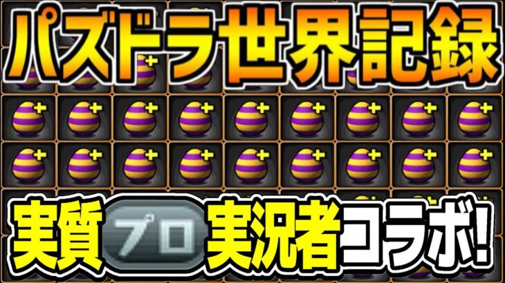 世界記録達成！プロパズドラーコラボ！感動＆衝撃のラスト！【パズドラ】