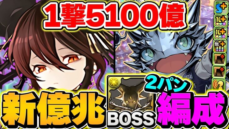 【1撃5100億】メタドラは人権確定！ロゼッタ編成で大活躍！新億兆11分台×全部位×ボス2パン攻略！【パズドラ】