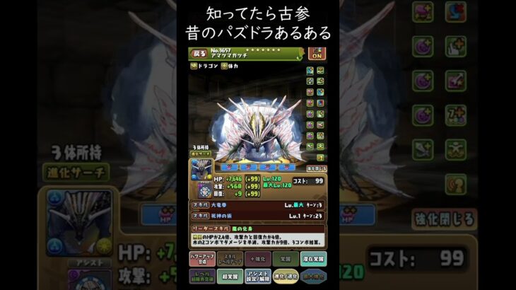 本当にあった昔のパズドラ！知ってたら古参！アシストの違い【パズドラ実況】