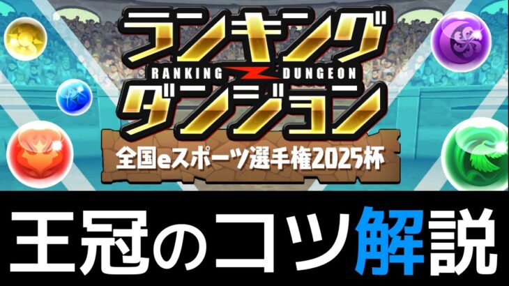 【ランダンeスポ杯】20.5万点の出し方！ゆっくり急いで王冠獲得うおおおおお【パズドラ】