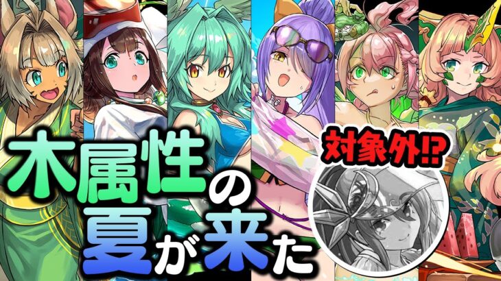 【歓喜と絶望】今年の夏休みガチャはまさかの木属性祭り！？【パズドラ】
