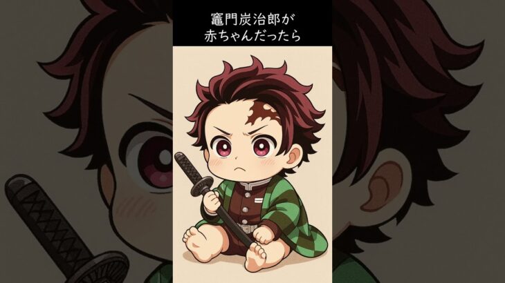 鬼滅の刃キャラが赤ちゃんだったら（竈門炭治郎 冨岡義勇 猗窩座）