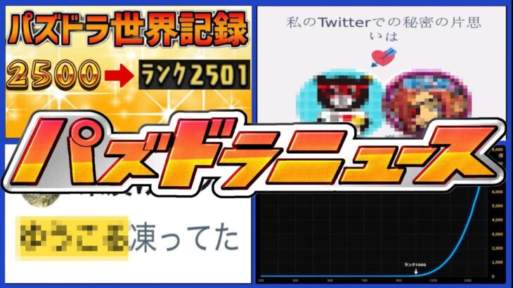 【朗報＆悲報】ランク2,000超え限定バグ⁉︎ 経験値の闇となりすまし＆乗っ取り多発がヤバすぎる【パズドラ】