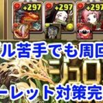 【パズドラ】ジュロンド降臨ソロ周回PT　パズル苦手でも大丈夫！ルーレット対策OK