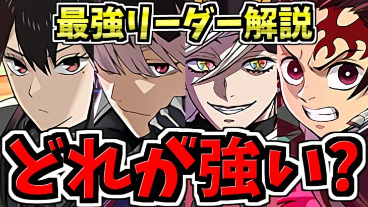 【最強リーダー解説】どの編成が1番強い？忖度無しでガチ比較解説します。鬼滅vs怪獣8号【パズドラ】