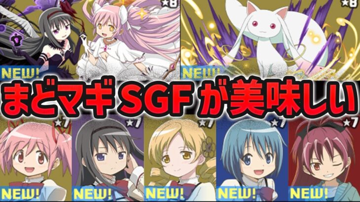まどマギSGFのラインナップが実は激ウマ？闇深すぎるコラボ情報、実装前強化も解説！【パズドラ】