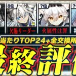 【神と悪意】当たりランキングTOP24+交換所TOP12！！（+おすすめ確保数）【常闇評価  メイド２ パズドラ】