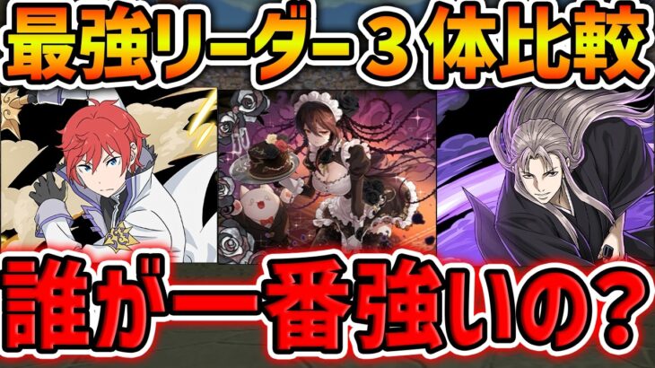 メイドロゼッタvsラインハルトvs虚！最強リーダー比較してみた！実際性能的にやれるの？【パズドラ】