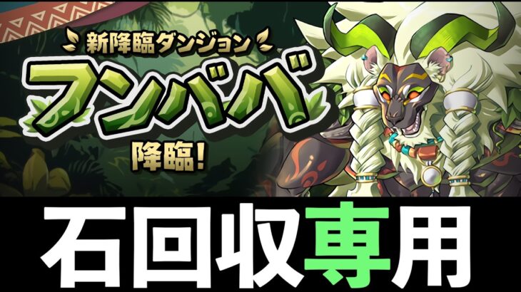 【フンババ降臨】超簡易ラインハルトで魔法石6個回収！ボスのギミックは必見です！！！！！！！！【パズドラ】